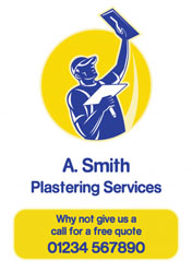 man plastering flyers