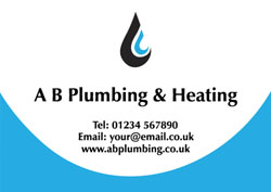 plumbing logo flyers