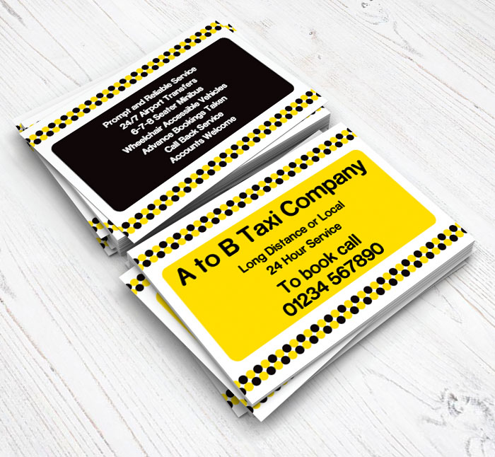 yellow and black dots flyers