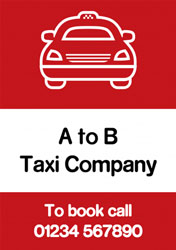 private taxi flyers