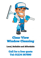 thumbs up window cleaner flyers