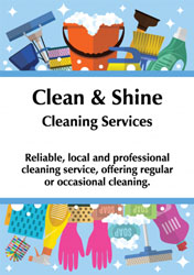 cleaning equipment flyers