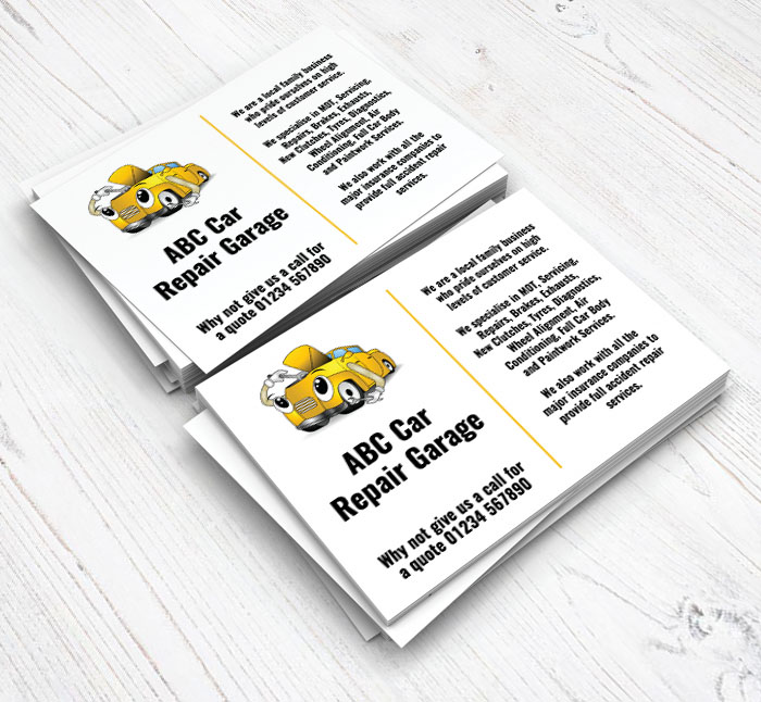 car repairs flyers