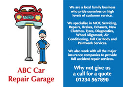 car mechanic flyers