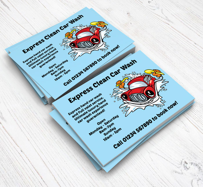 hand car wash flyers