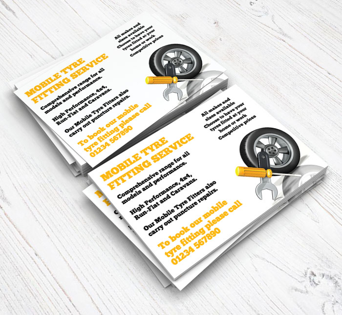 tyre and spanner flyers