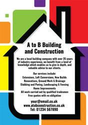 multi coloured house flyers