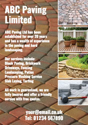 block paving flyers