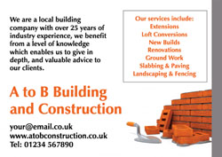 bricklaying flyers