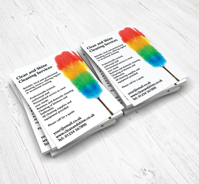 colourful feather duster flyers