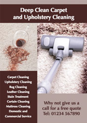 rug cleaning flyers