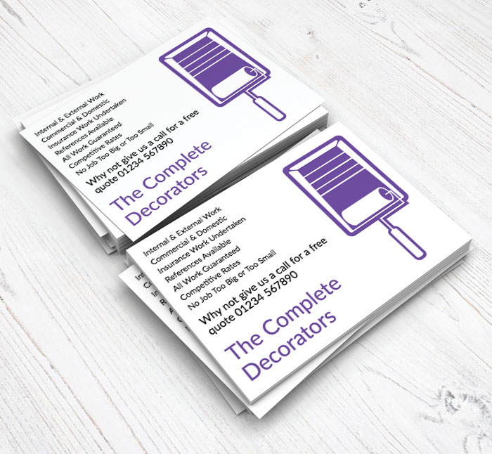 purple paint tray flyers