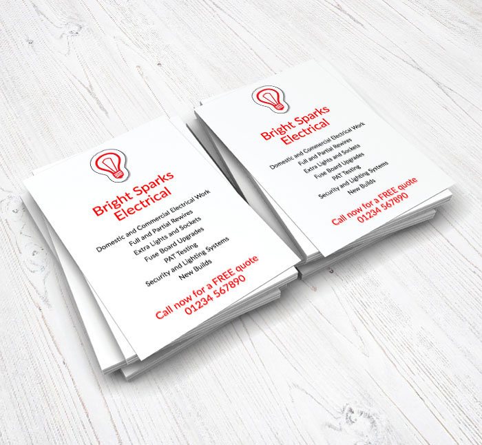 outline light bulb flyers