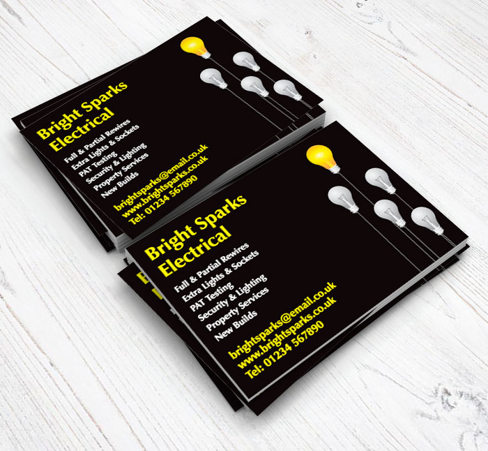 glowing light bulb flyers