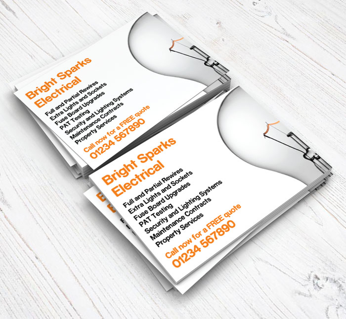 clear light bulb flyers