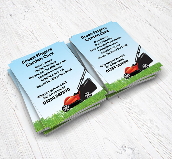 lawn cutting flyers