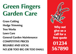 garden secateurs flyers