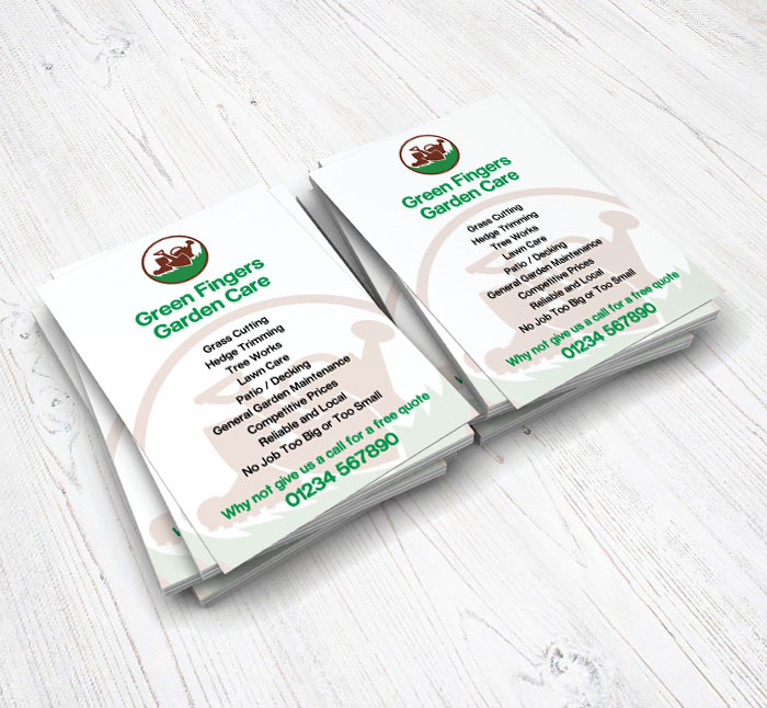 gardener logo flyers