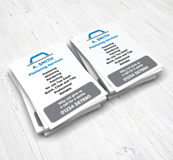 plastering logo flyers