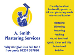 plasterer flyers