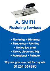 plastering trowel flyers