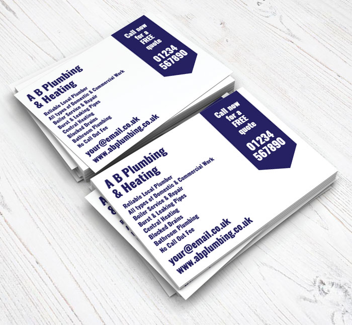 simple plumbing flyers