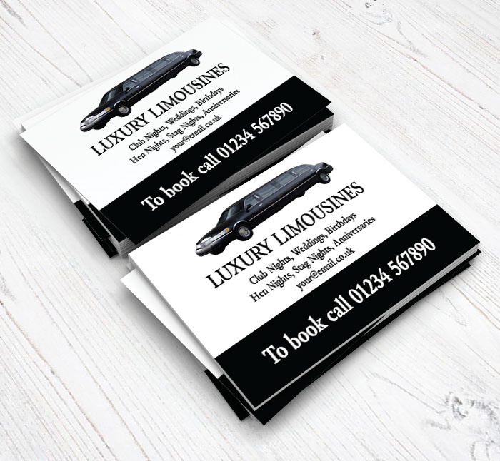 luxury limousines flyers