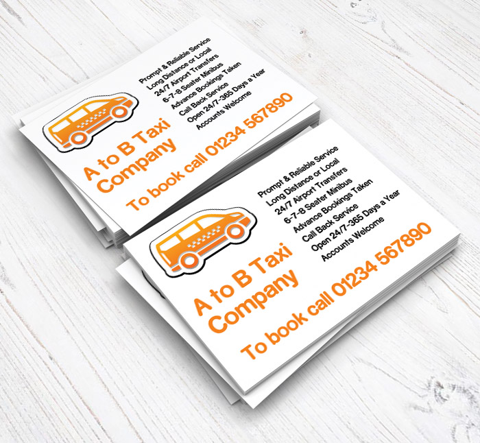 orange minibus flyers