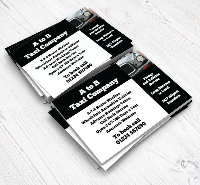 taxi company flyers