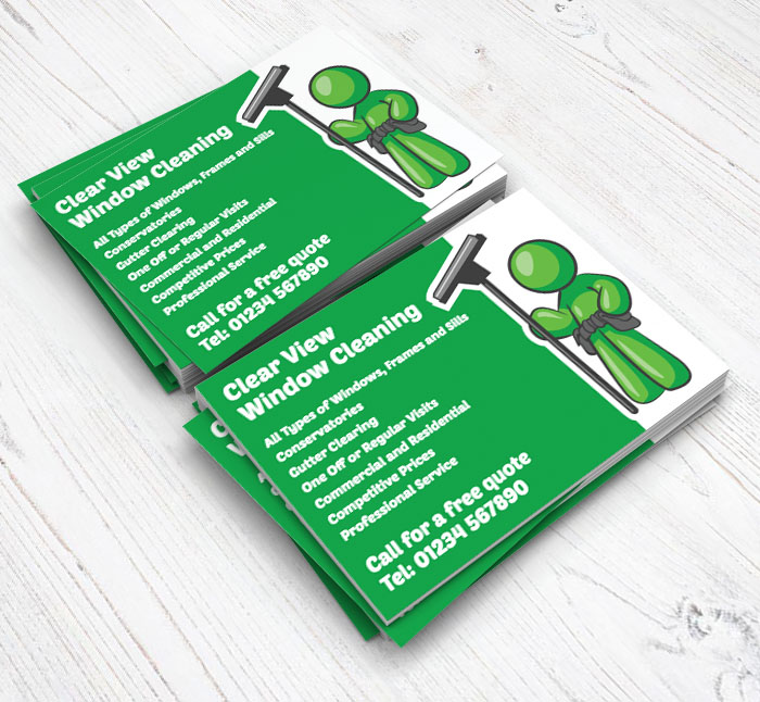 green window cleaner flyers