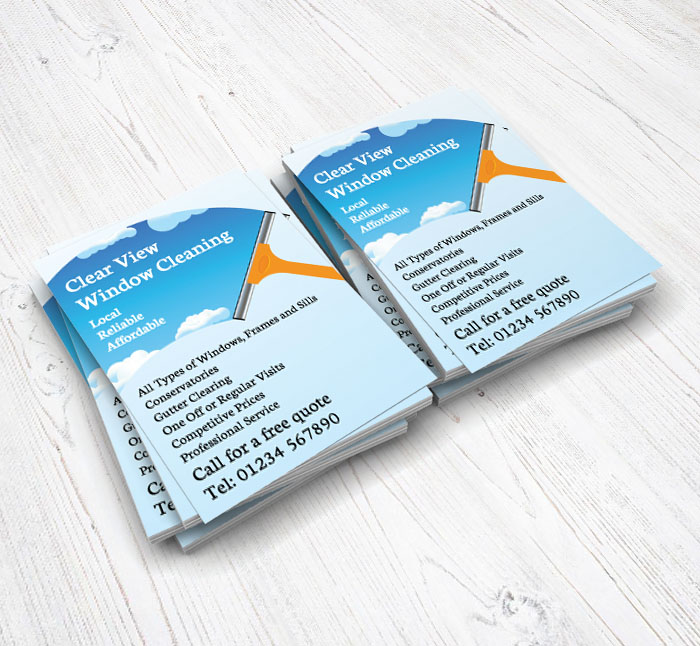 window squeegee flyers