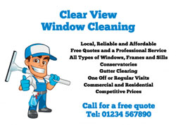 local window cleaner flyers