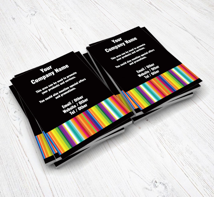 vertical stripes flyers