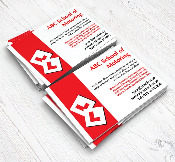 L plate flyers