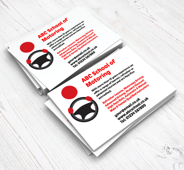 learner driver flyers
