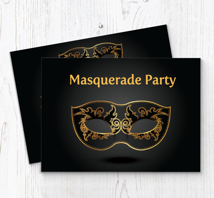 masquerade party invitations