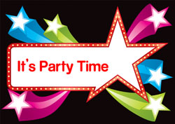 party stars party invitations