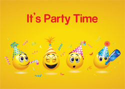 emoji party invitations
