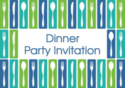 cutlery party invitations