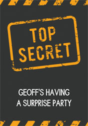 top secret party invitations