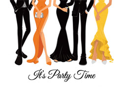 evening party invitations