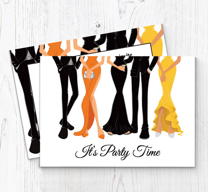 evening party invitations