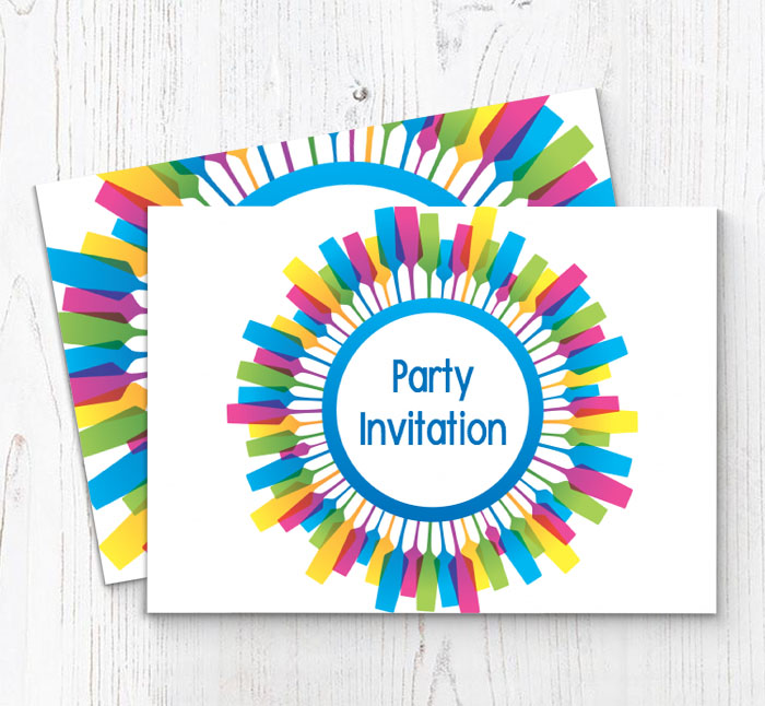 circle of glasses invitations