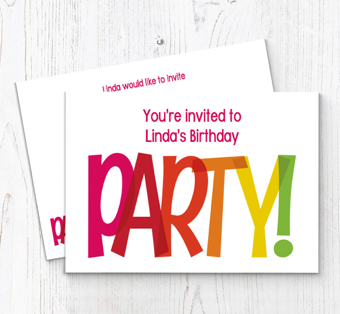 female party invitations