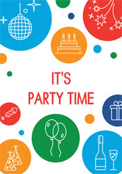 party circles party invitations