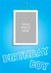 birthday boy photo upload invitations