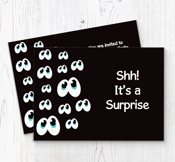 surprise party invitations