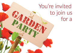 garden party sign invitations