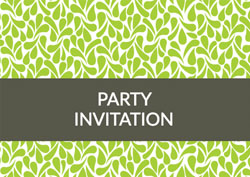 green drops party invitations