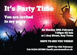 festival party invitations